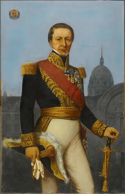 Jean-Thomas Arrighi de Casanova, duc de Padoue (1778-1853), by Frédéric Legrip, oil, 1856