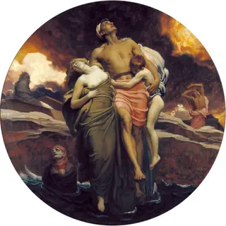 And the Sea Gave Up the Dead Which Were in It, by Frederic Leighton, 1800