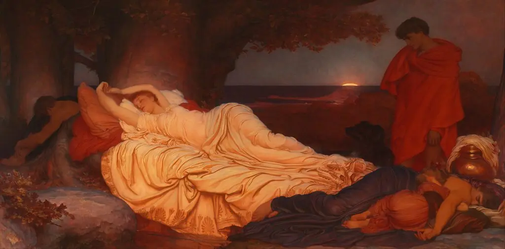 Cymon and Iphigenia, by Frederic Leighton