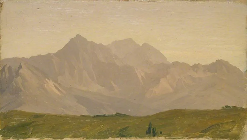 Monte Croce, by Frederic Leighton, oil, 1873
