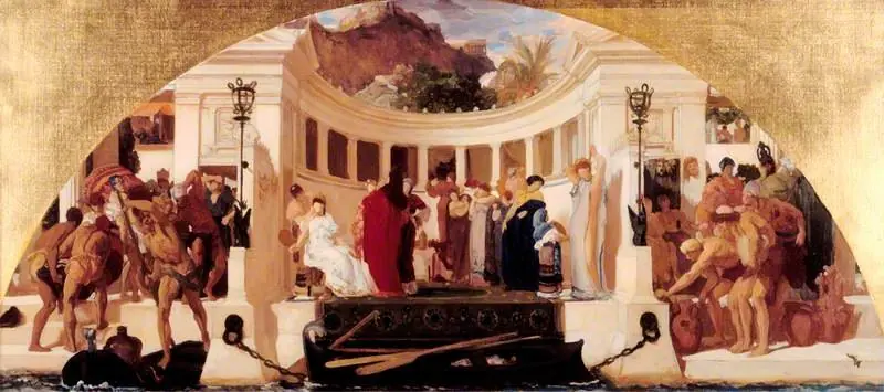 The Arts of Industry as Applied to Peace (study for a wall painting in the Victoria and Albert Museum), by Frederic Leighton