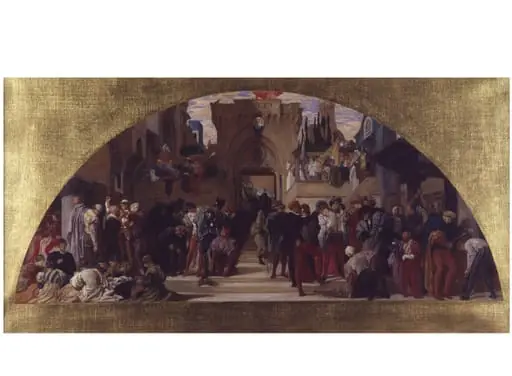 Colour sketch for spirit fresco 'The Arts of Industry as Applied to War', by Frederic, Lord Leighton