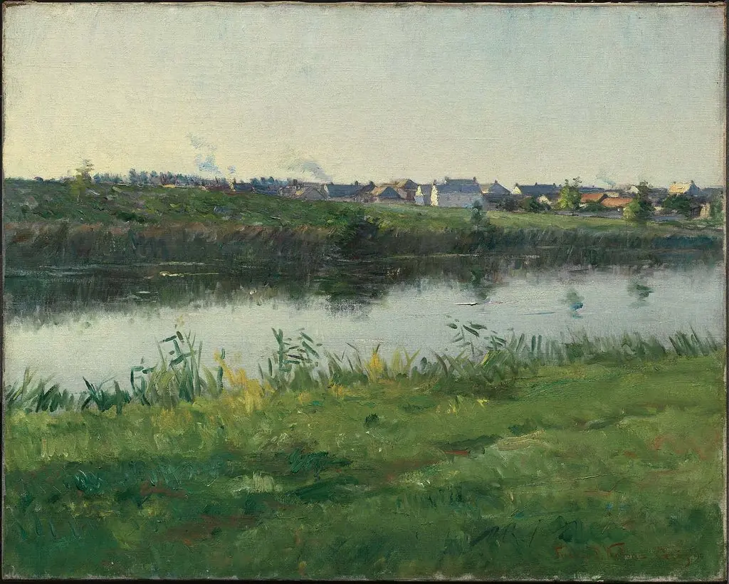 The River Loing at Gréz, France, by Frederic Porter Vinton