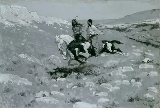 Ceremony of the Fastest Horse, by Frederic Remington