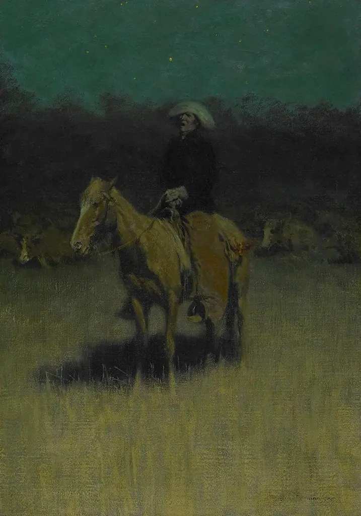 Cowpuncher's Lullaby, by Frederic Remington