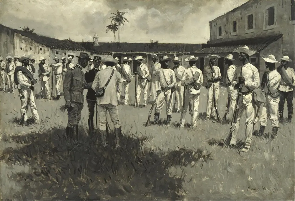 Disbanding Gomez' Army, by Frederic Remington