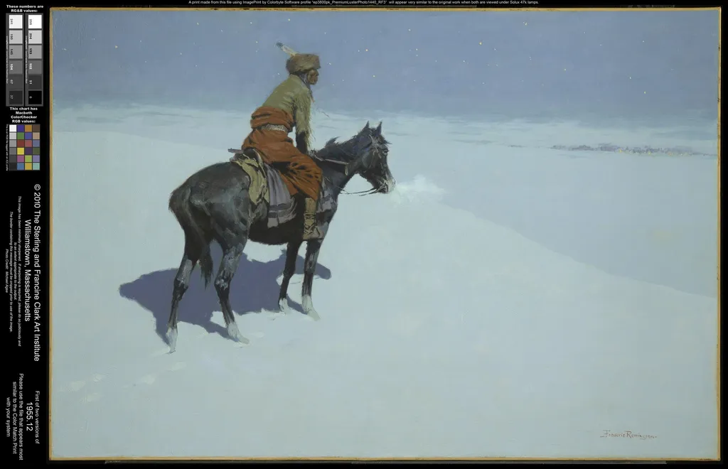 Friends or Foes? (The Scout), by Frederic Remington, oil, 1903