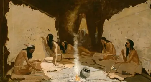 Historians of the Tribe, by Frederic Remington
