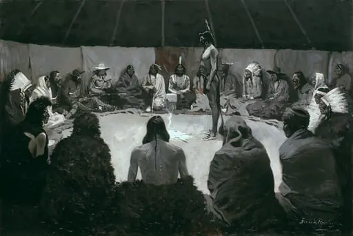 I Will Tell the White Man, by Frederic Remington