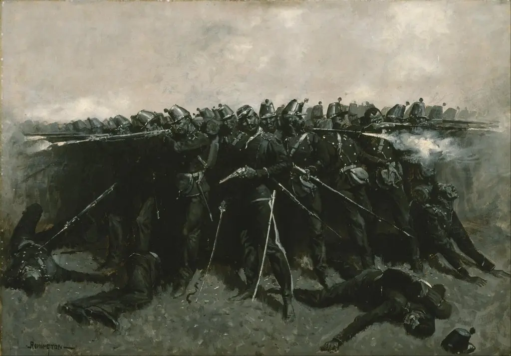 The Infantry Square, by Frederic Remington