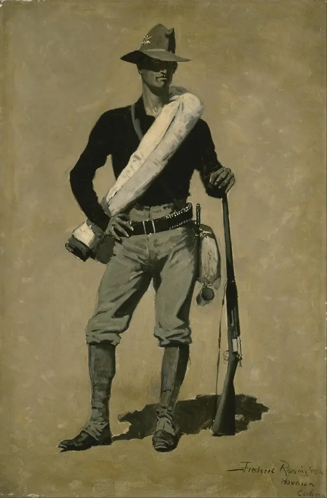 U. S. Soldier, Spanish-American War, by Frederic Remington