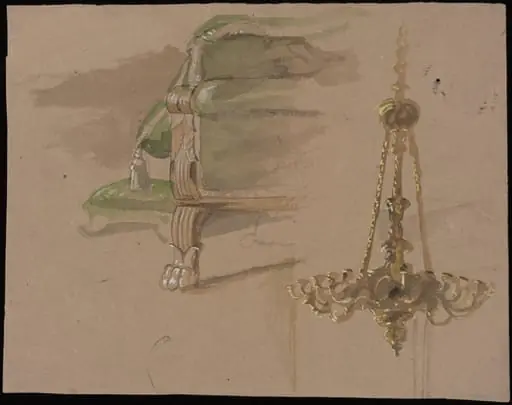 The Green Drawing Room, Windsor Castle, by Frederic Shields