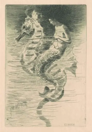 The Mermaid, by Frederic Stuart Church