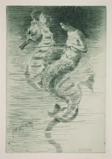 The Mermaid, by Frederic Stuart Church