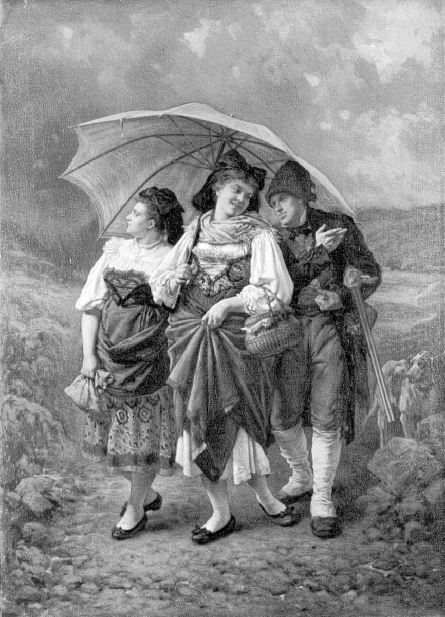 Laatukuva Elsassista, by Frédéric Théodore Lix, unspecified
