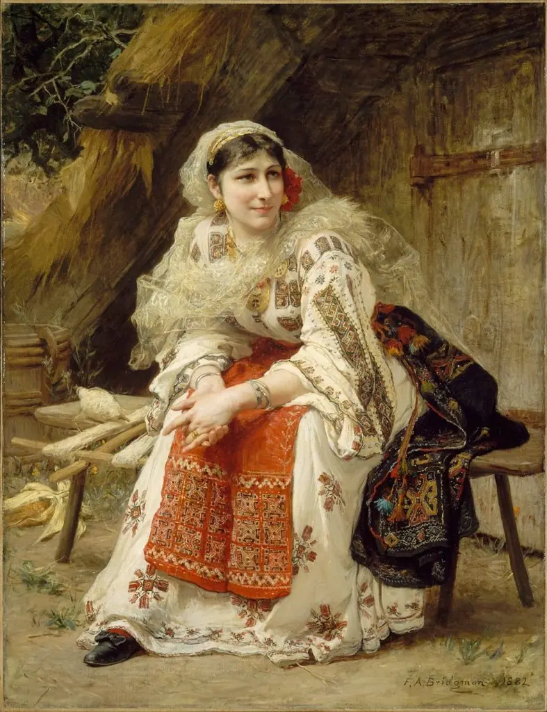 Romanian Woman, by Frederick Arthur Bridgman
