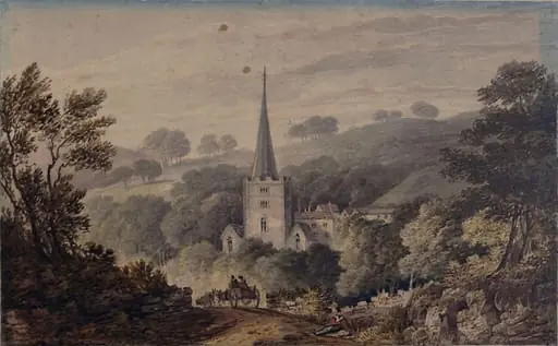 Shorwell, Isle of Wight, by Frederick Calvert