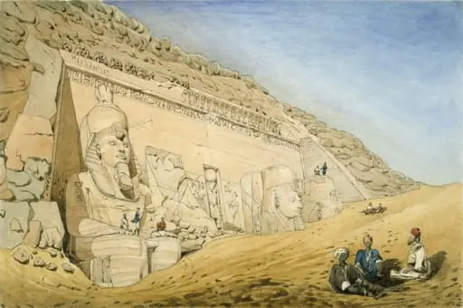 Great Temple at Abousimbal, by Frederick Catherwood
