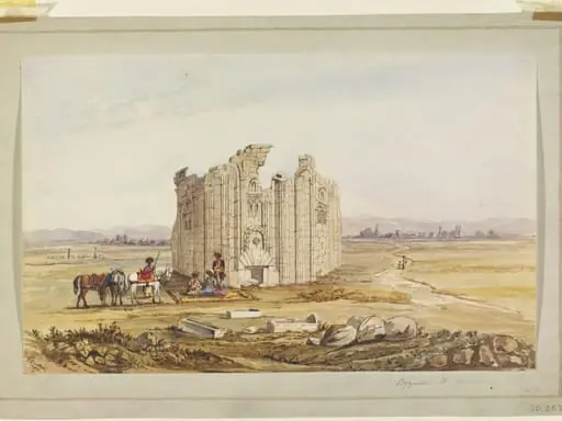 Ancient Armenian Church at Varzahan, by Frederick Charles Cooper