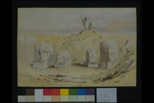 Entrance South West Palace Nimroud, by Frederick Charles Cooper