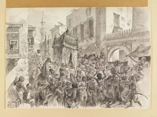 Return of the Mahmal from Mecca, by Frederick George