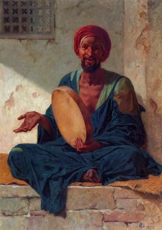 An Arab Improvisatore, by Frederick Goodall