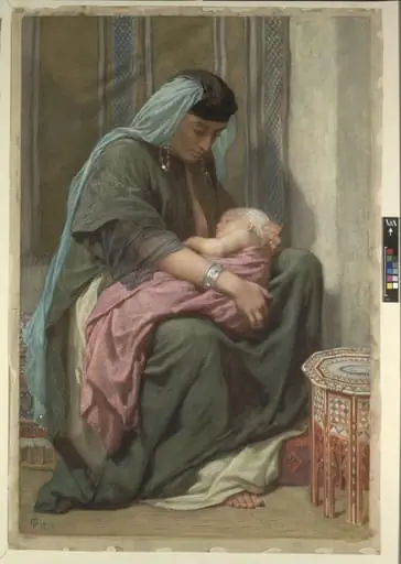 Copt Mother and Child, by Frederick Goodall