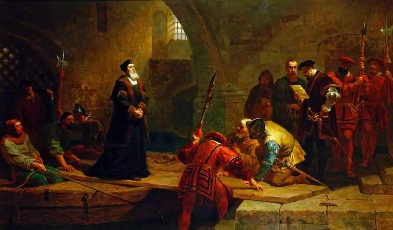 Cranmer at Traitor's Gate, by Frederick Goodall