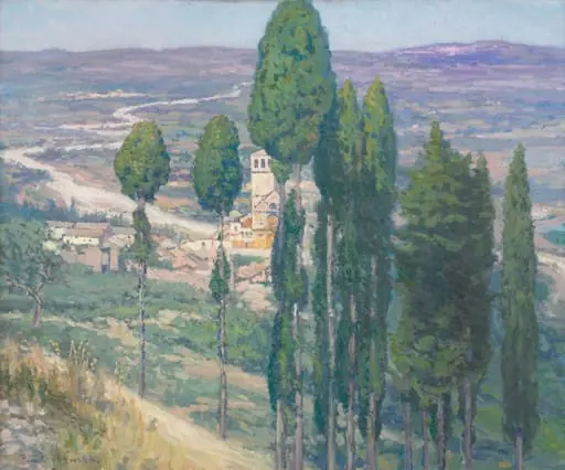 The Umbrian Valley, Italy, by Frederick Gottwald