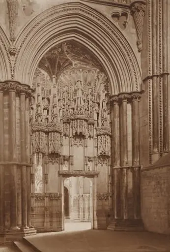 Bishop Alcock's Chapel from Reho-Choir, Ely Cathedral, by Frederick H. Evans