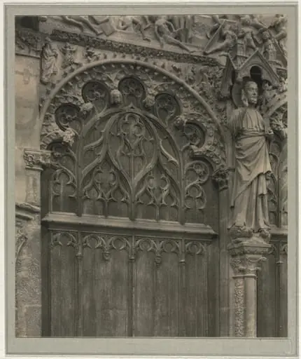 Bourges Cathedral: Crypt Under Nave, by Frederick H. Evans