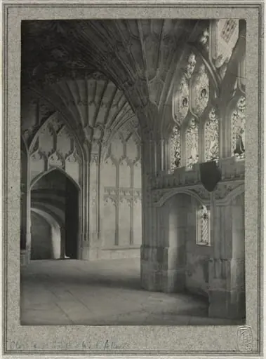Gloucester Cathedral - Cloisters: South and West Alleys, by Frederick H. Evans