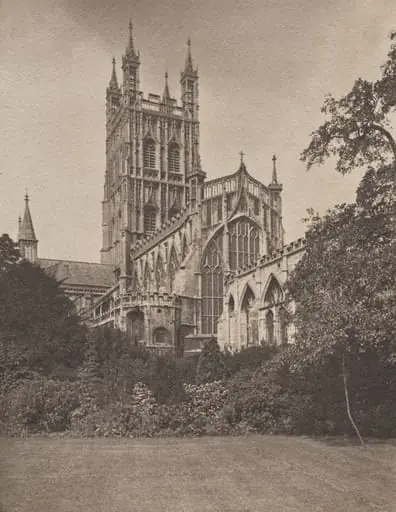 Gloucester Cathedral from the Southeast, by Frederick H. Evans