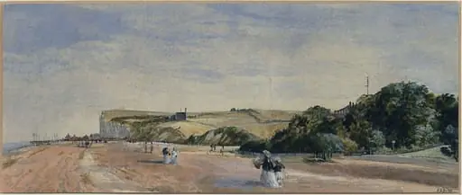 Walmer Castle, from the beach