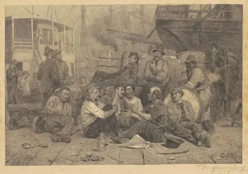 The Longshoremen's Noon, by Frederick Juengling