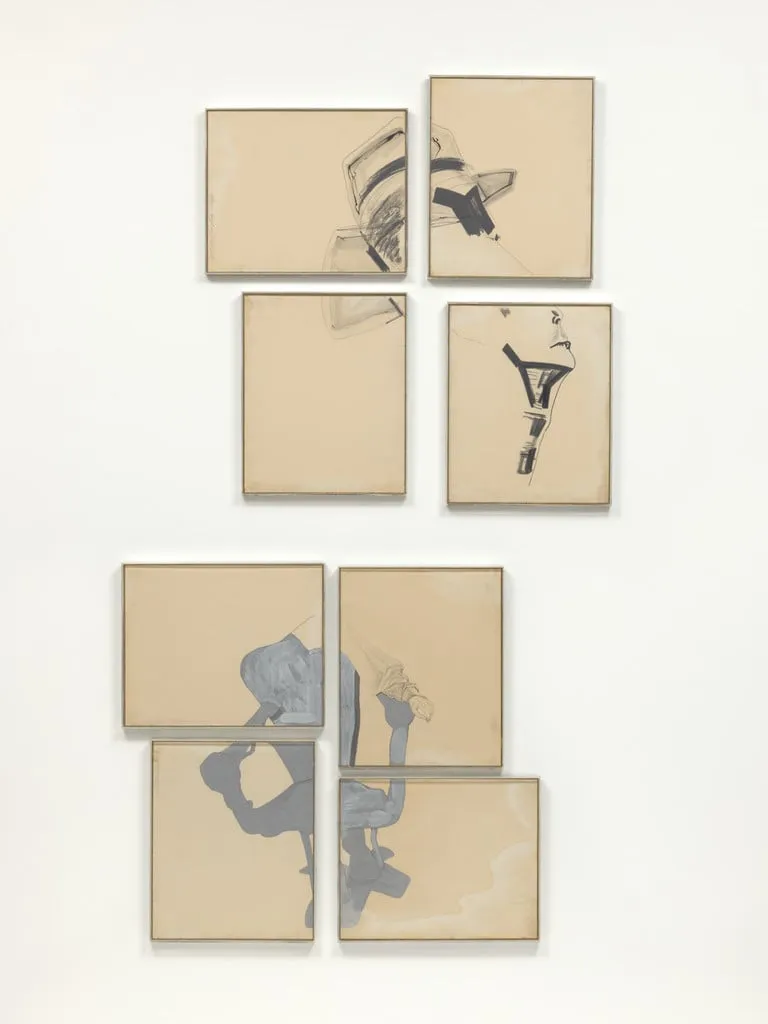 Untitled, by Frederick Kiesler, gouache, 1948