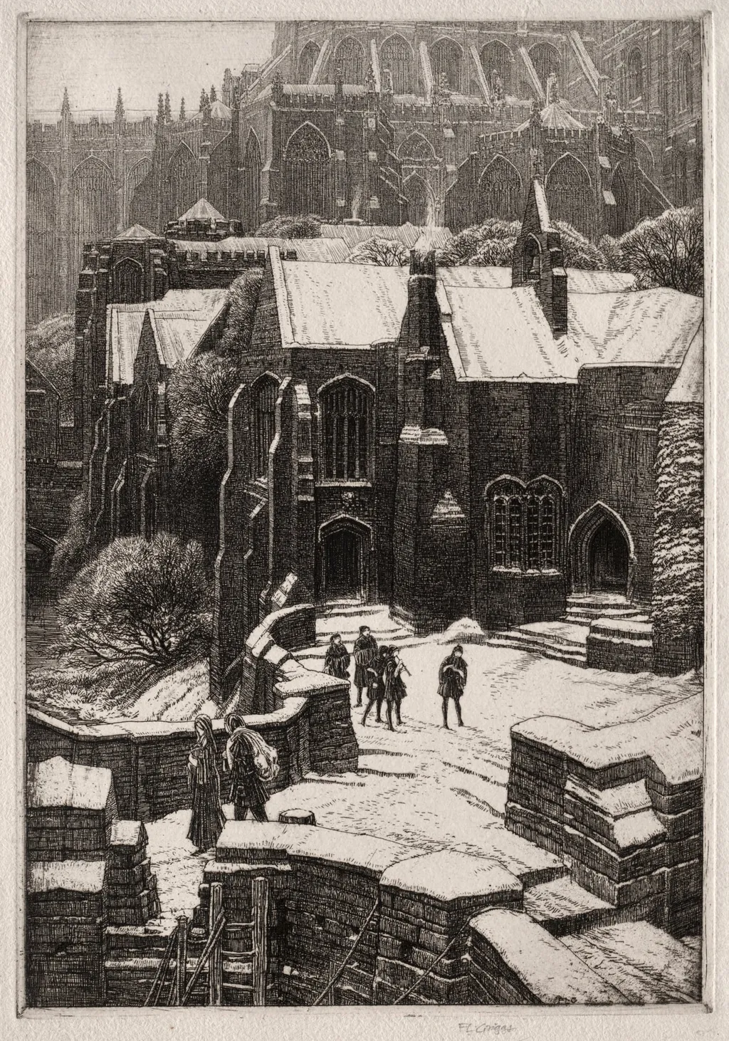 The Almonry, by Frederick Landseer Maur Griggs, 1925