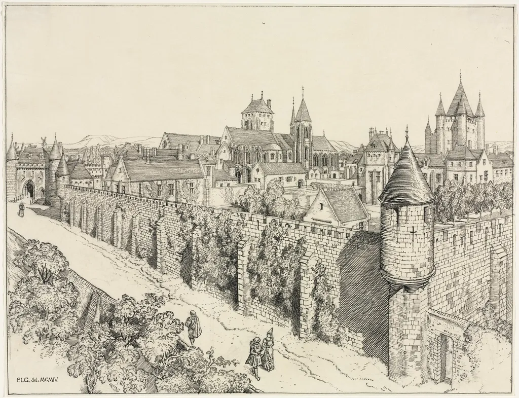 The Temple, Paris, by Frederick Landseer Maur Griggs, 1904