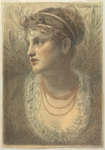 The Coral Necklace, by Frederick Sandys