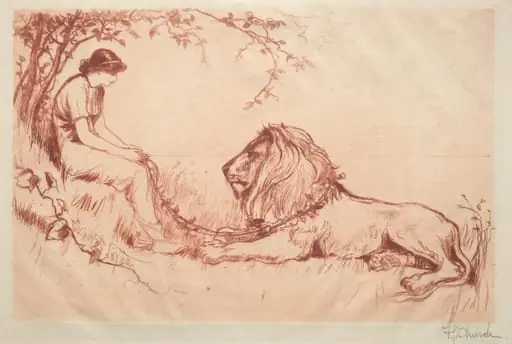 The Lion in Love, by Frederick Stuart Church