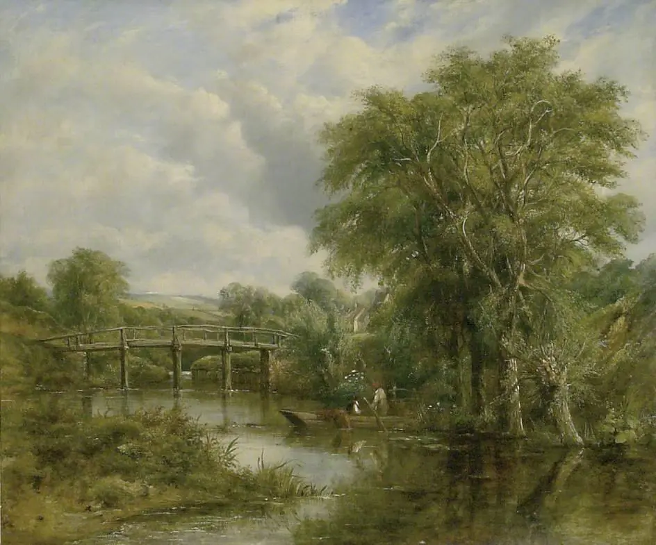 River Landscape, by Frederick W. Watts