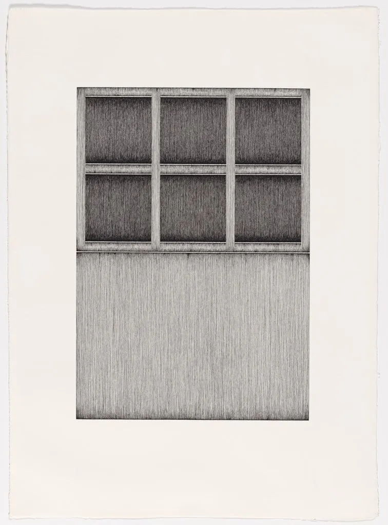 Untitled, by Frederick Wardy, ink, 1974