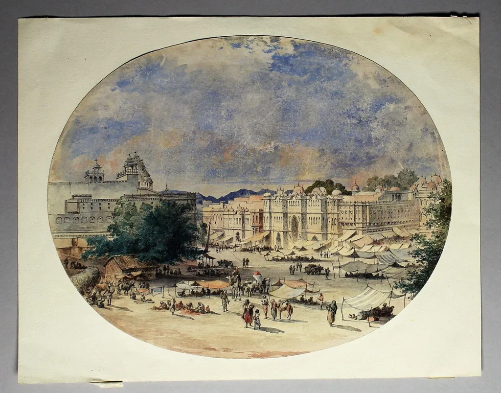 Untitled, by Frederick William Alexander De Fabeck, paint, 1860