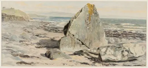 Criccieth Castle and Tremadoc Bay, Carnarvonshire, by Frederick William Hayes