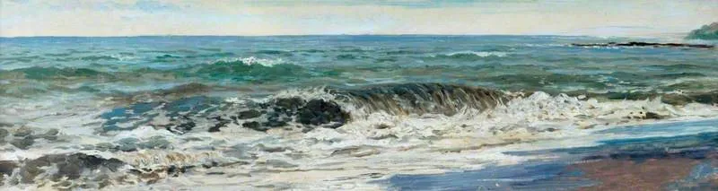 Seascape: Criccieth, by Frederick William Hayes, unspecified, 1893