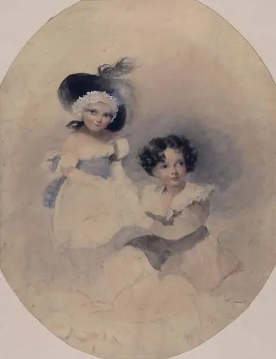 The children of the 6th Lord Essex, by Frederick Yeates Hurlstone