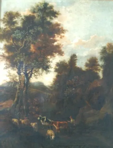 Păstor cu turma, by Frederik de Moucheron