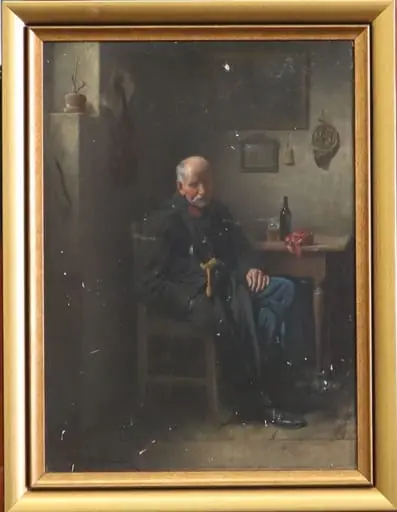 Veteran român din 1877, by Frederik Friedländer