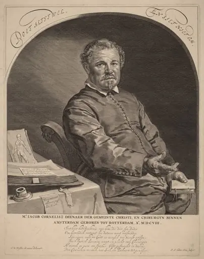Jacob Cornelius, by Frederik Hendrik van den Hove
