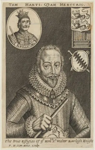 Sir Walter Raleigh, by Frederik Hendrik van den Hove